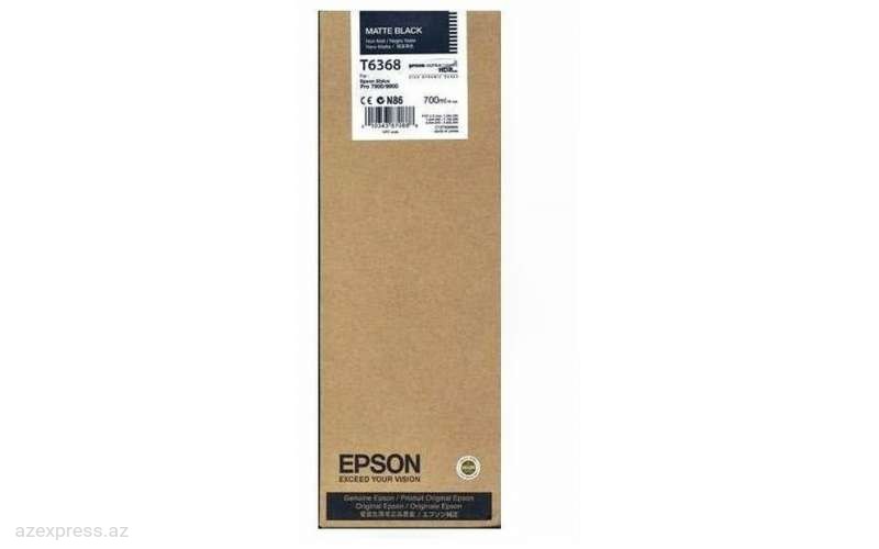 Картридж Epson I/C SP 7900 / 9900  : Matte Black 700 ml (C13T636800)  Bakıda