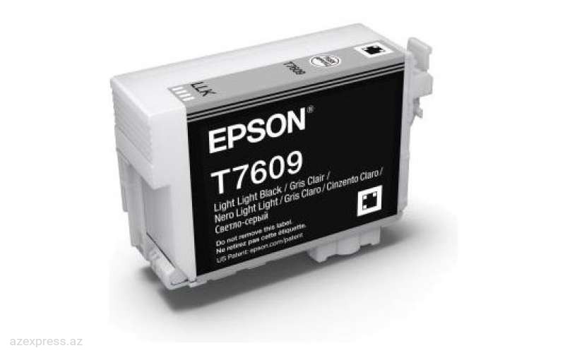 Картридж Epson T706 SC-P600 Light Light Black (C13T76094010)  Bakıda
