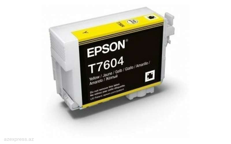 Картридж Epson T706 SC-P600 Yellow700ml (C13T76044010)  Bakıda