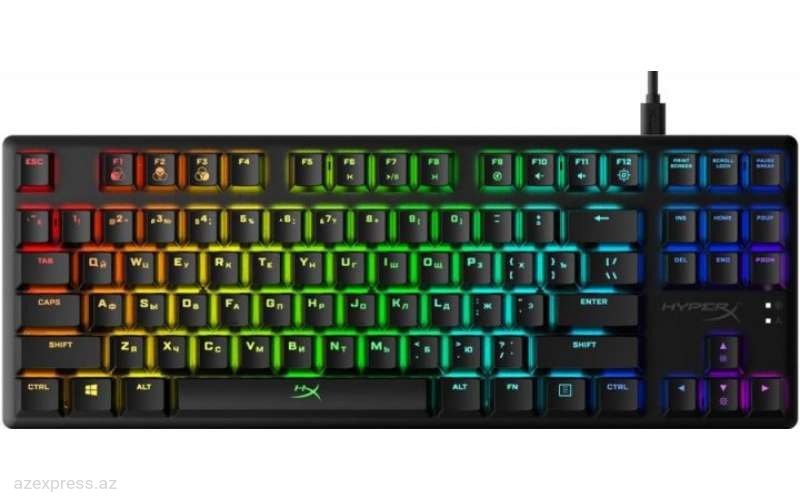 Клавиатура HyperX Alloy Origins Core HX Red RU (HX-KB7RDX-RU) (4P5P3AX#ACB)  Bakıda