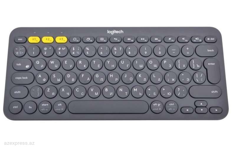 Клавиатура Logitech Bluetooth Keyboard K380 Multi-Device Gray (920-007584)  Bakıda