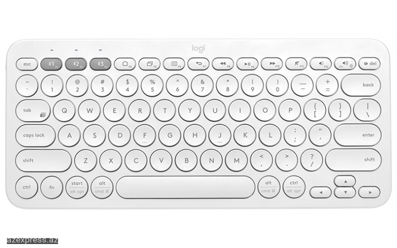 Клавиатура Logitech Bluetooth Keyboard K380 Multi-Device White (920-009589)  Bakıda