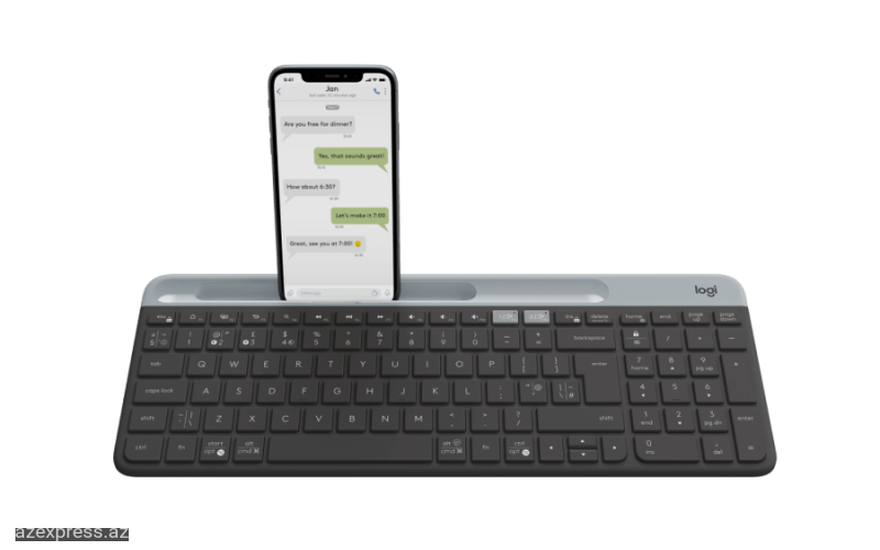 Клавиатура Logitech K580 Wireless Slim Multi-Device Keyboard -GRAPHITE (920-009275)  Bakıda