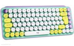 Клавиатура Logitech POP Keys Bluetooth Mechanical Keyboard -DAYDREAM MINT (920-010717) 