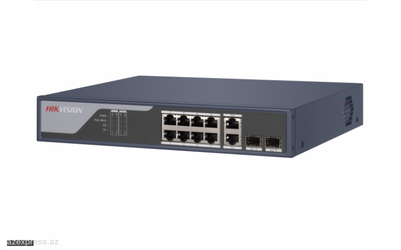 PoE-коммутатор Hikvision DS-3E1310P-SI 8p Smart Managed 8p 100Mbps 2 Gigabit Combo POE SWITCH (DS-3E1310P-SI)  Bakıda