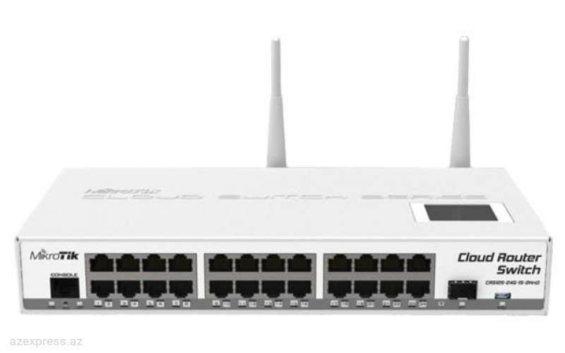 Switch MikroTik CRS125-24G-1S-2HnD-IN (CRS125-24G-1S-2HnD-IN)  Bakıda