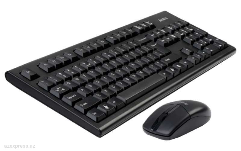Клавиатура и мышь A4Tech 3100N Black USB Bakıda