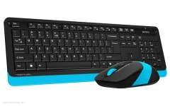 Клавиатура и мышь A4Tech FG1010 Black-Blue USB