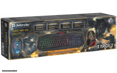 Клавиатура и мышь Defender Target MKP-350 Gaming combo