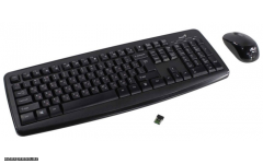Клавиатура и мышь Genius KM-8100 Black USB