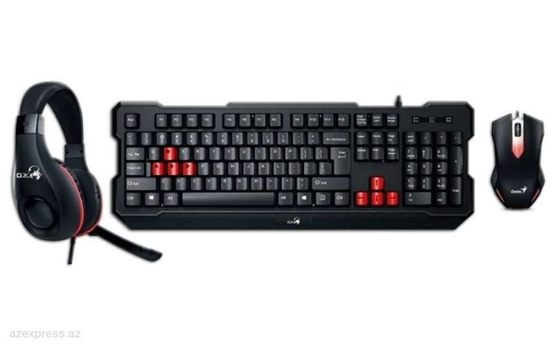 Клавиатура и мышь Genius KMH-200 Black USB Bakıda