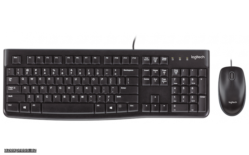 Клавиатура и мышь Logitech Corded Desktop MK120  (920-002561)  Bakıda