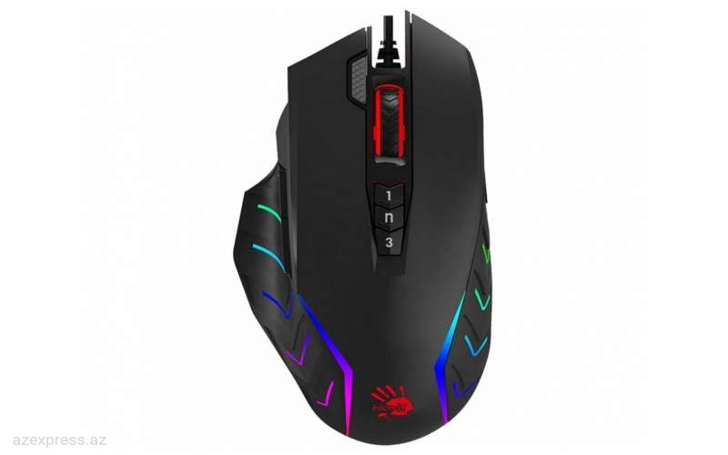 Мышь A4Tech J95S BLOODY RGB GAMING, STONE BLACK  Bakıda