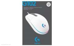 Мышь Logitech G102 Lightsync White (910-005824) 