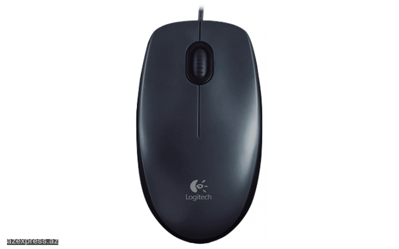 Мышь Logitech Mouse M100 Gray (910-005003)  Bakıda