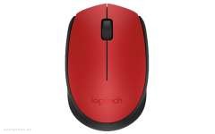 Мышь Logitech Wireless Mouse M171 Red (910-004641) 