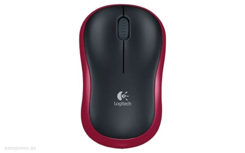 Мышь Logitech Wireless Mouse M185 RED (910-002240)  Bakıda