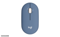 Мышь Logitech Pebble M350 Wireless Mouse - BLUEBERRY (910-006753) 