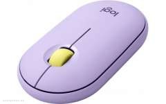Мышь Logitech Pebble M350 Wireless Mouse - LAVENDER LEMONADE (910-006752) 