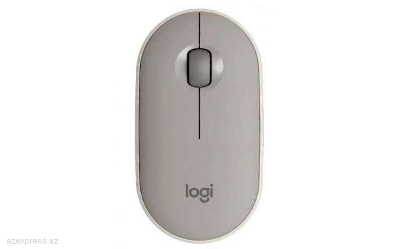 Мышь Logitech Pebble M350 Wireless Mouse - SAND (910-006751)  Bakıda