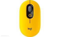 Мышь Logitech  POP Mouse with emoji - BLAST YELLOW (910-006546) 