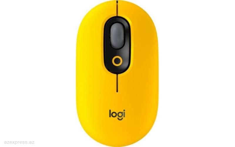 Мышь Logitech  POP Mouse with emoji - BLAST YELLOW (910-006546)  Bakıda