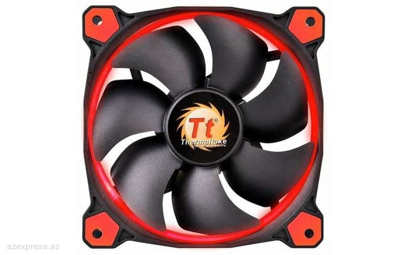 Кулер для корпуса Thermaltake Riing 12 LED Red Bakıda