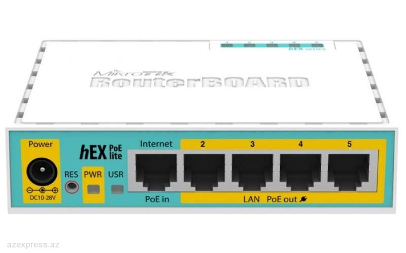 Marşrutlaşdırıcı MikroTik hEX PoE Lite (RB750UPr2 )  Bakıda