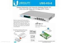 Маршрутизатор Ubiquiti UniFi Security Gateway XG (USG-XG-8) 