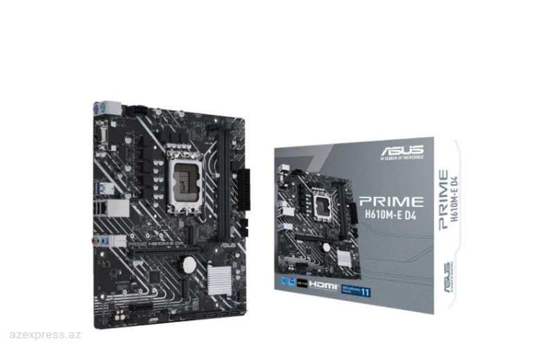 Материнская плата ASUS PRIME H610M-E D4  Bakıda