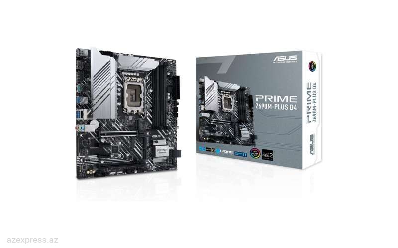 Материнская плата ASUS PRIME Z690M-PLUS D4  Bakıda