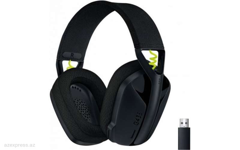 Наушник Logitech  G435 LIGHTSPEED Wireless Gaming Headset - BLACK (981-001050)  Bakıda