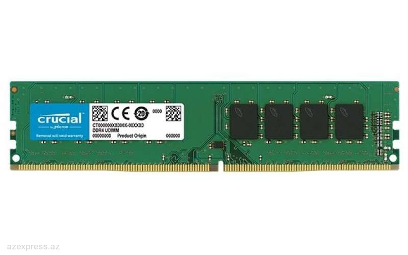 Оперативная память Crucial 8 ГБ DDR4 2666 МГц DIMM CL19 (CT8G4DFS8266)  Bakıda