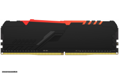 Оперативная память Kingston 16GB 3200MHz DDR4 CL16 DIMM 1Gx8 FURY Beast RGB (KF432C16BBA/16) 