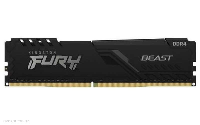 Оперативная память Kingston 8GB 3200MHz DDR4 CL16 DIMM FURY Beast Black (KF432C16BB8/8)  Bakıda