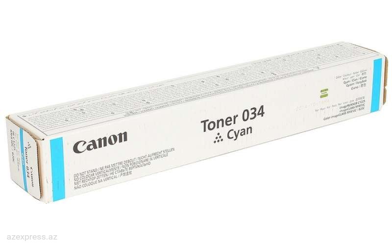 Тонер Canon 034C (9453B001)  Bakıda