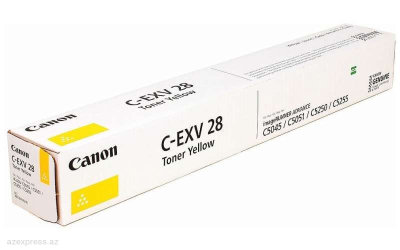 Тонер Canon C-EXV28 Y (2801B002)  Bakıda