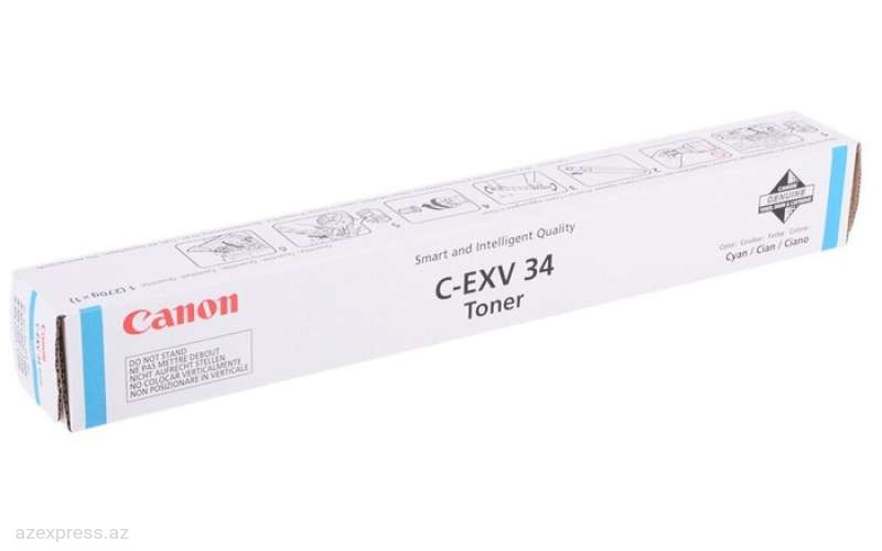Тонер Canon C-EXV34 C (3783B002)  Bakıda