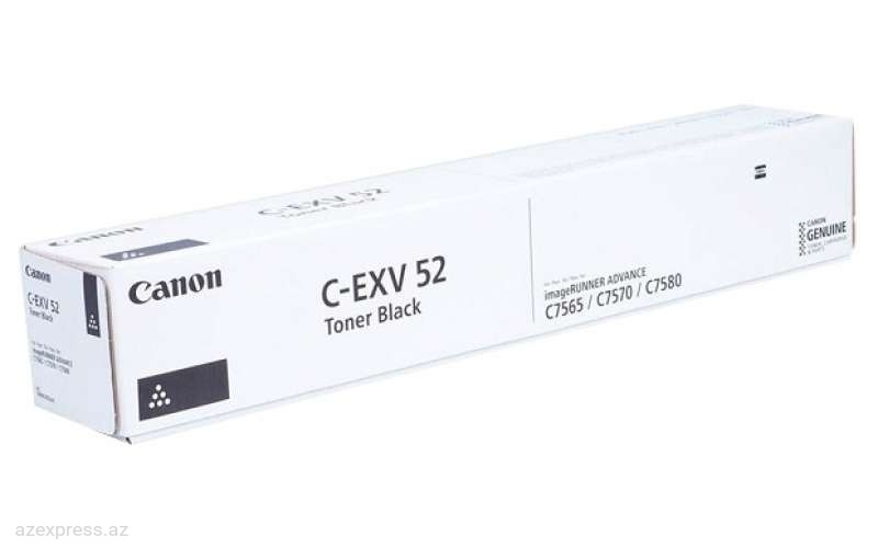 Тонер Canon C-EXV52 BK (0998C002)  Bakıda