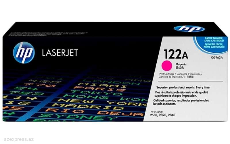 Картридж HP 122A Magenta  Original LaserJet Toner Cartridge (Q3963A)  Bakıda