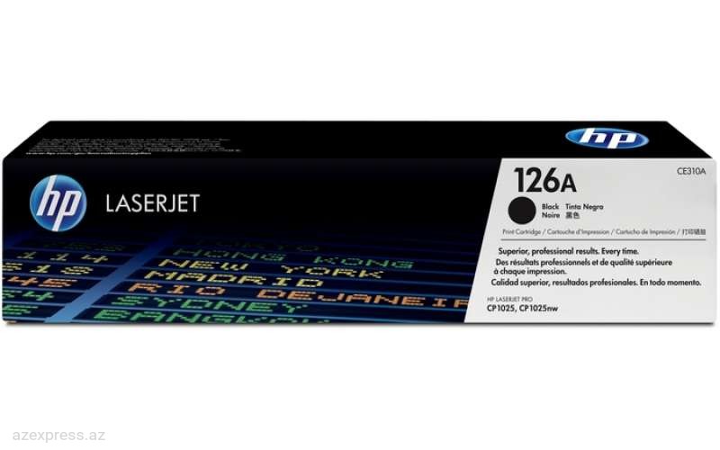 Картридж HP 126A Black Original LaserJet Toner (CE310A)  Bakıda