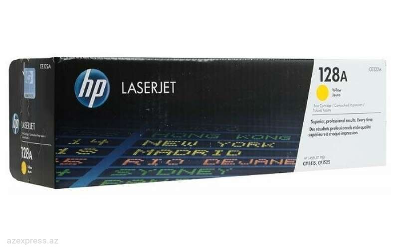 Картридж HP 128A Yellow Original LaserJet Toner (CE322A)  Bakıda