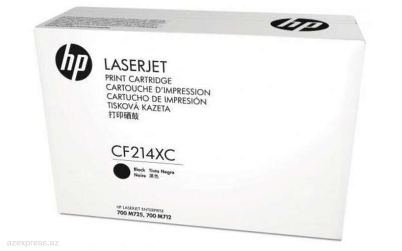 Картридж HP 14X High Yield Black Original LaserJet Toner (CF214XC)  Bakıda