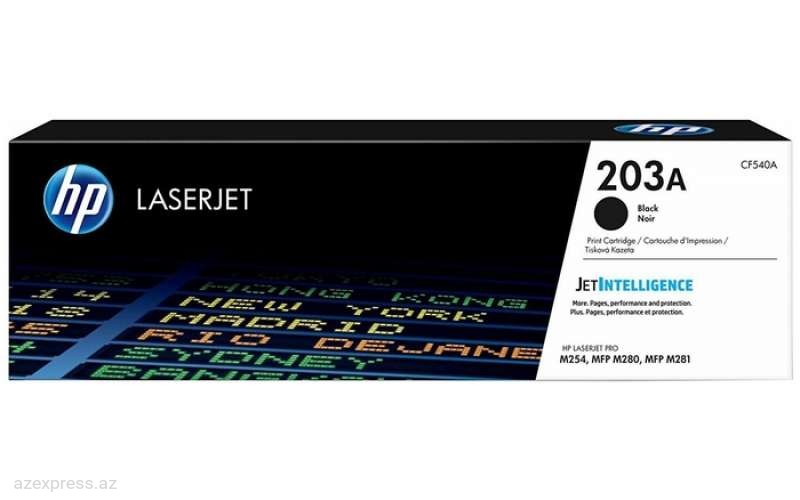 Картридж HP 203A Black Original LaserJet Toner (CF540A)  Bakıda