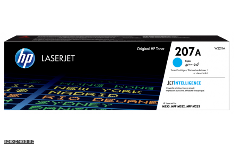 Картридж HP 207A Cyan Original LaserJet Toner (W2211A)  Bakıda