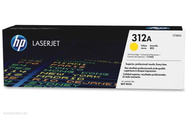 Картридж HP 312A Yellow Original LaserJet Toner (CF382A)  Bakıda