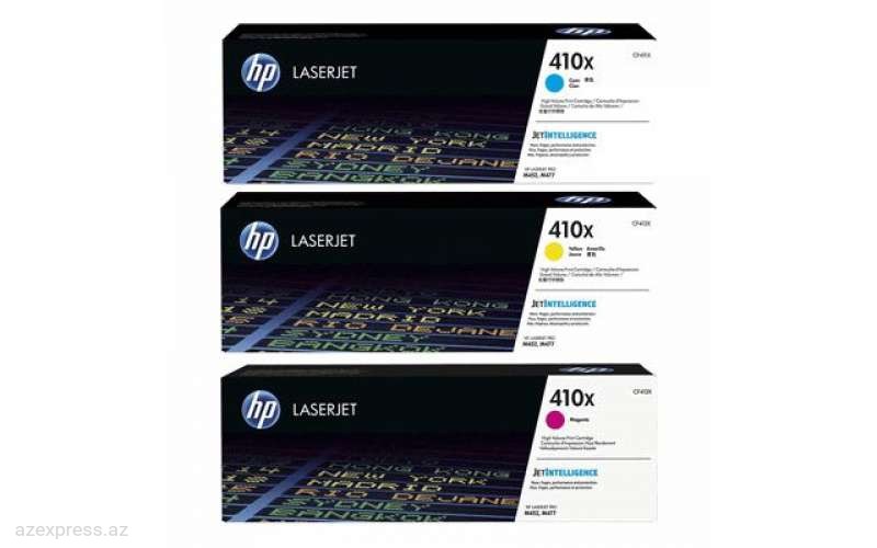 Картридж HP 410X High Yield Cyan Original LaserJet Toner (CF252XM-C)  Bakıda