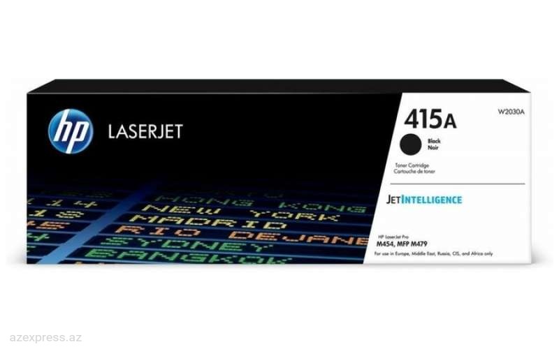 Картридж HP 415A Black Original LaserJet Toner (W2030A)  Bakıda