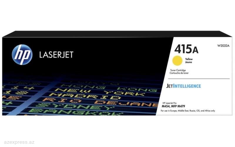 Картридж HP 415A Yellow Original LaserJet Toner (W2032A)  Bakıda