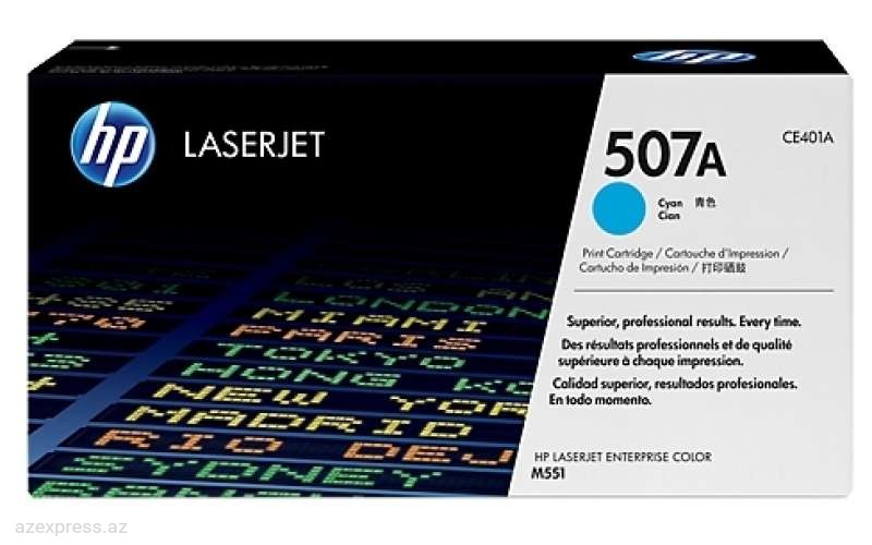 Картридж HP  507A Cyan Original LaserJet Toner (CE401A)  Bakıda